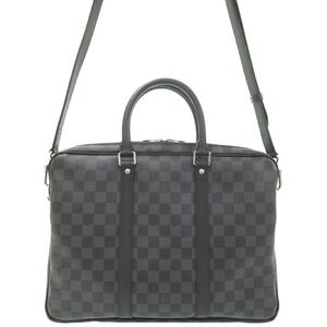 Louis Vuitton Damier Graphite Black PDV Porte Document Voyage Business Bag